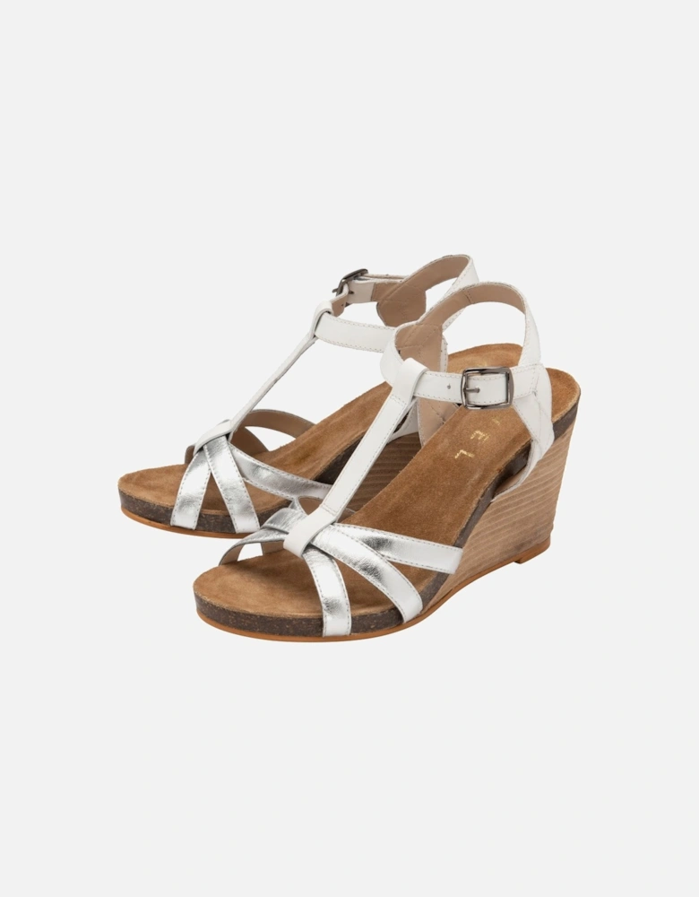 Anya Womens Wedge Sandals
