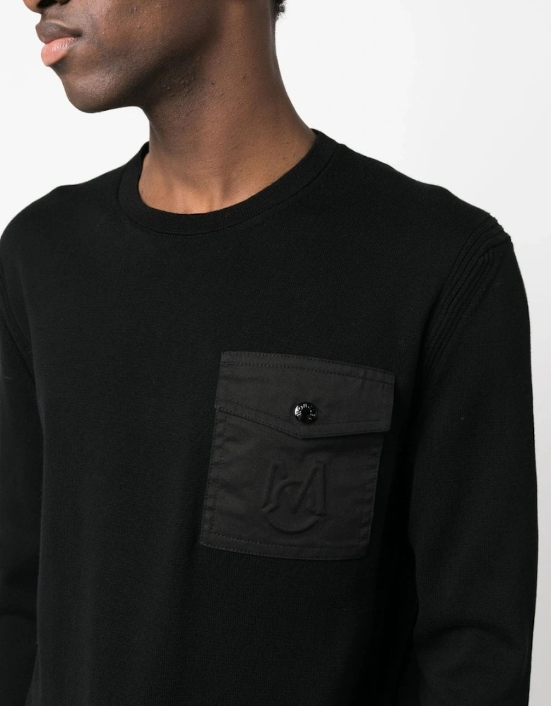 Pocket Sweater Black