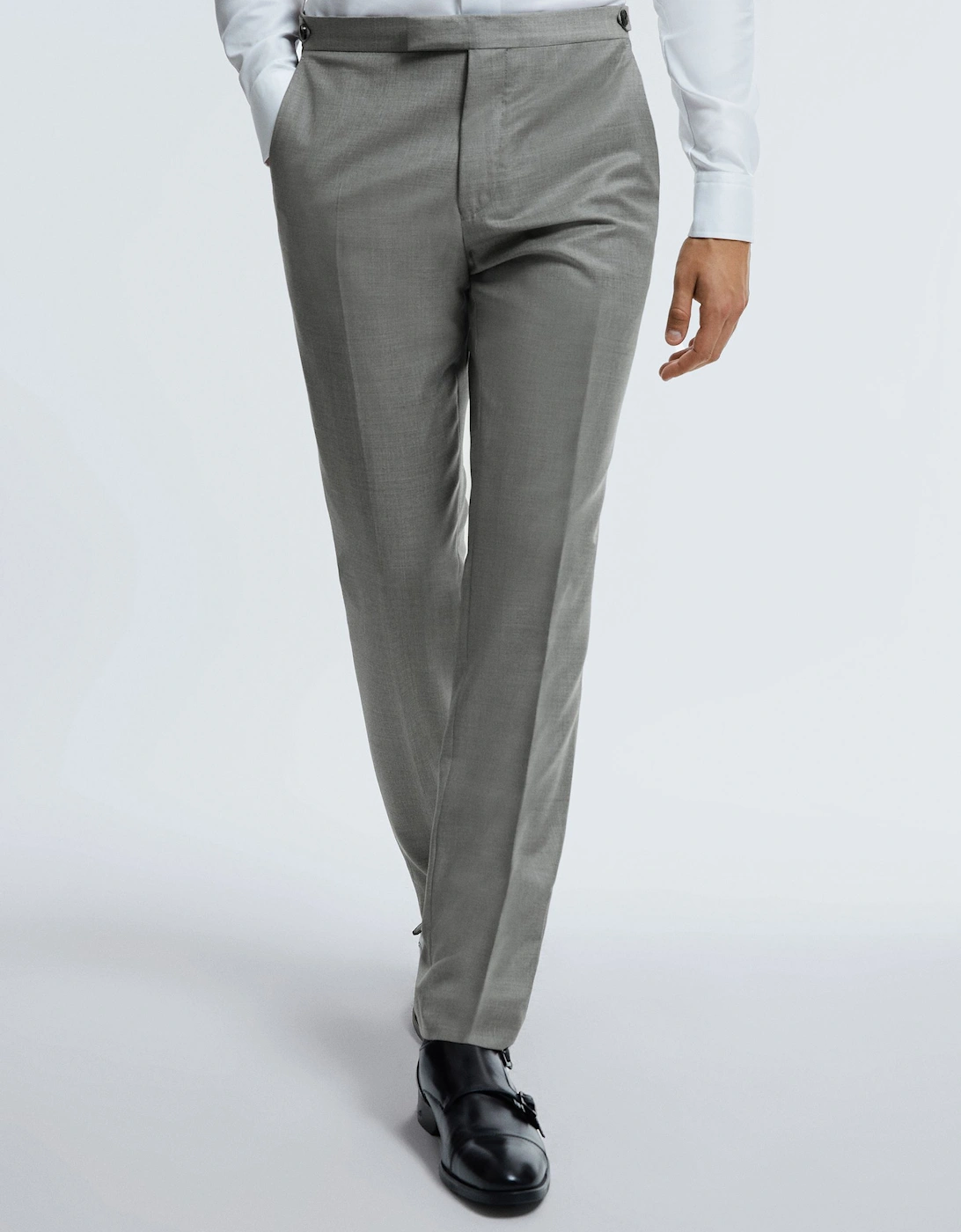 Atelier Wool Cashmere Blend Slim Fit Trousers, 2 of 1
