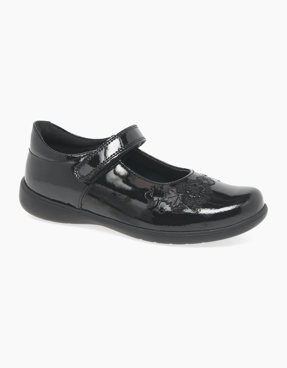 Start-Rite Girls Black 'S Wish School Shoes - Size: E (Narrow)/13.5 Kids