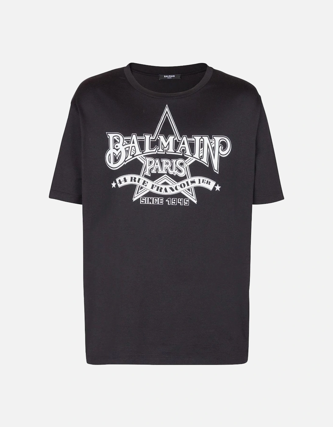 Star Print T-shirt Black, 8 of 7