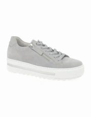 40 Light Grey Suede