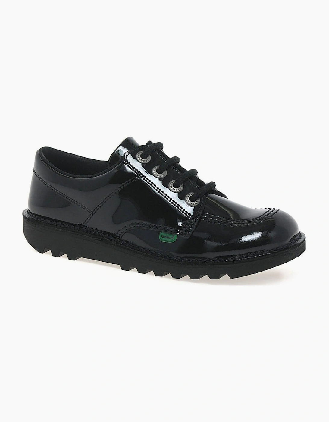 Kickers Girl's Lo Girls Senior School Shoes - Black - Size: F (Standard)/5 (older)