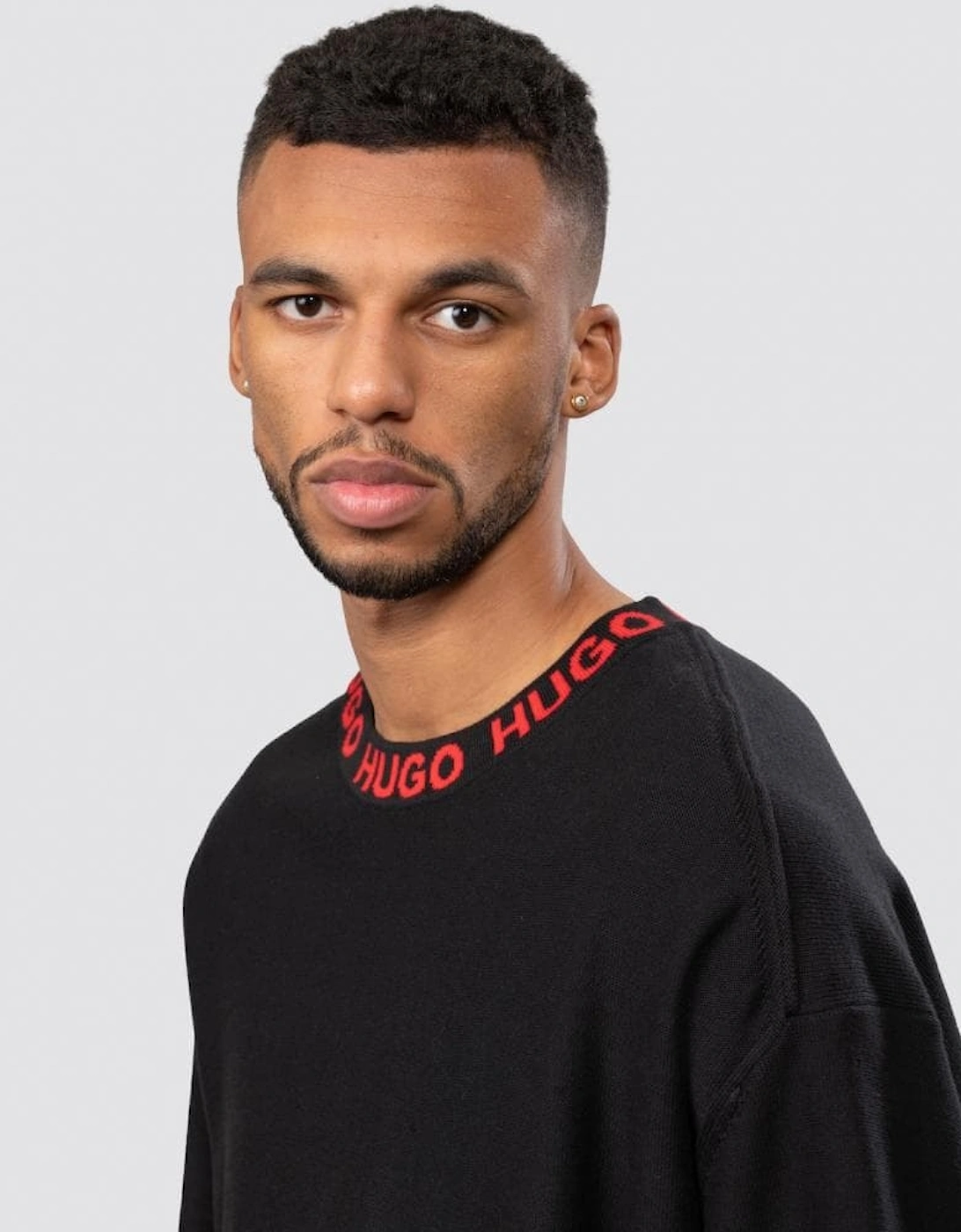Smarlo Logo Collar Mens Sweater