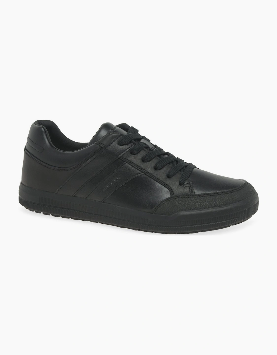 Geox Boys Black 'S Arzach Lace Junior School Shoes  F (Standard)/4 (Older) Junior 4/37 Kids
