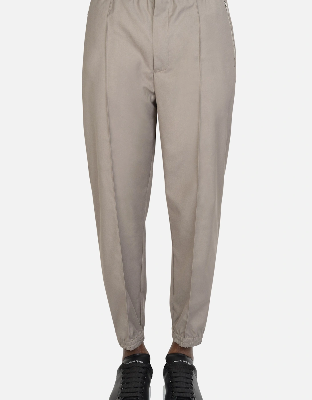 Cuffed Cotton Trousers Stone, 8 of 7