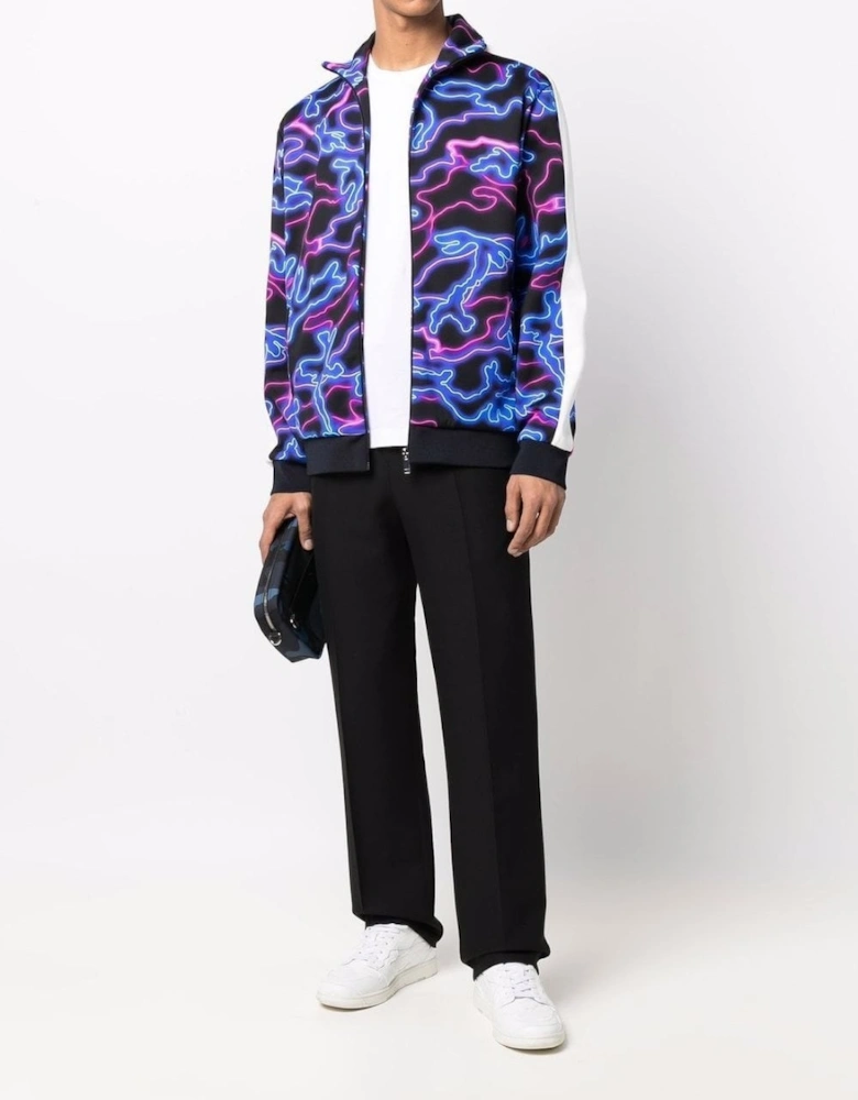 Neon Print Track Top