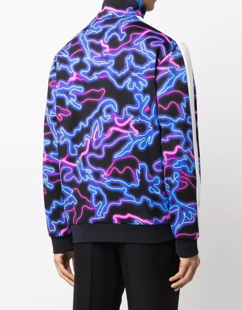 Neon Print Track Top