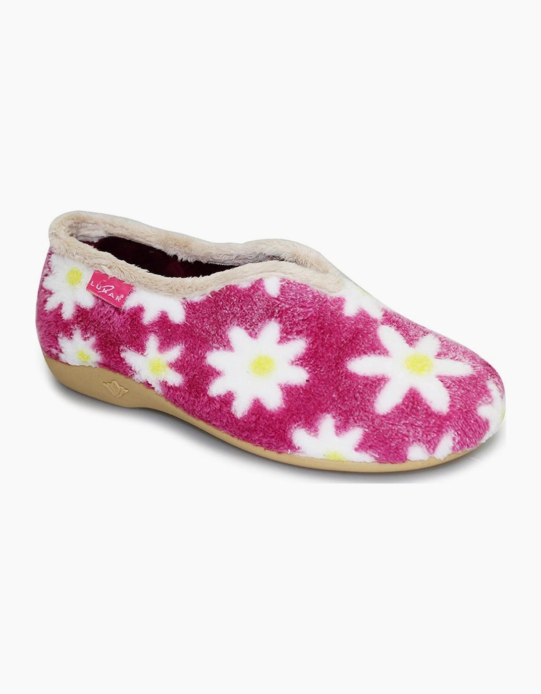 Lunar Women's Daisy Womens Slippers - Pink - Size: 8/8