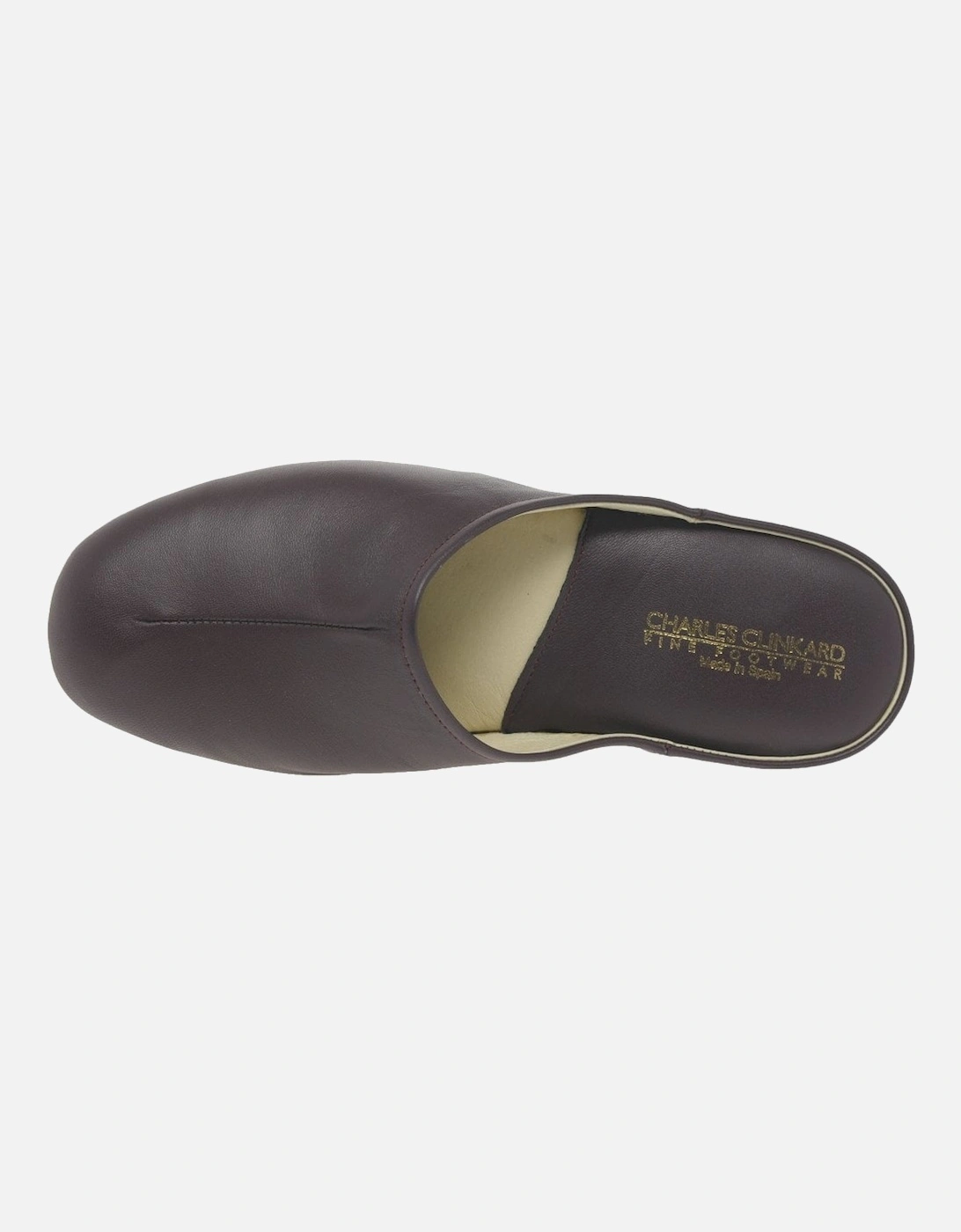 Gavin Mens Leather Slippers