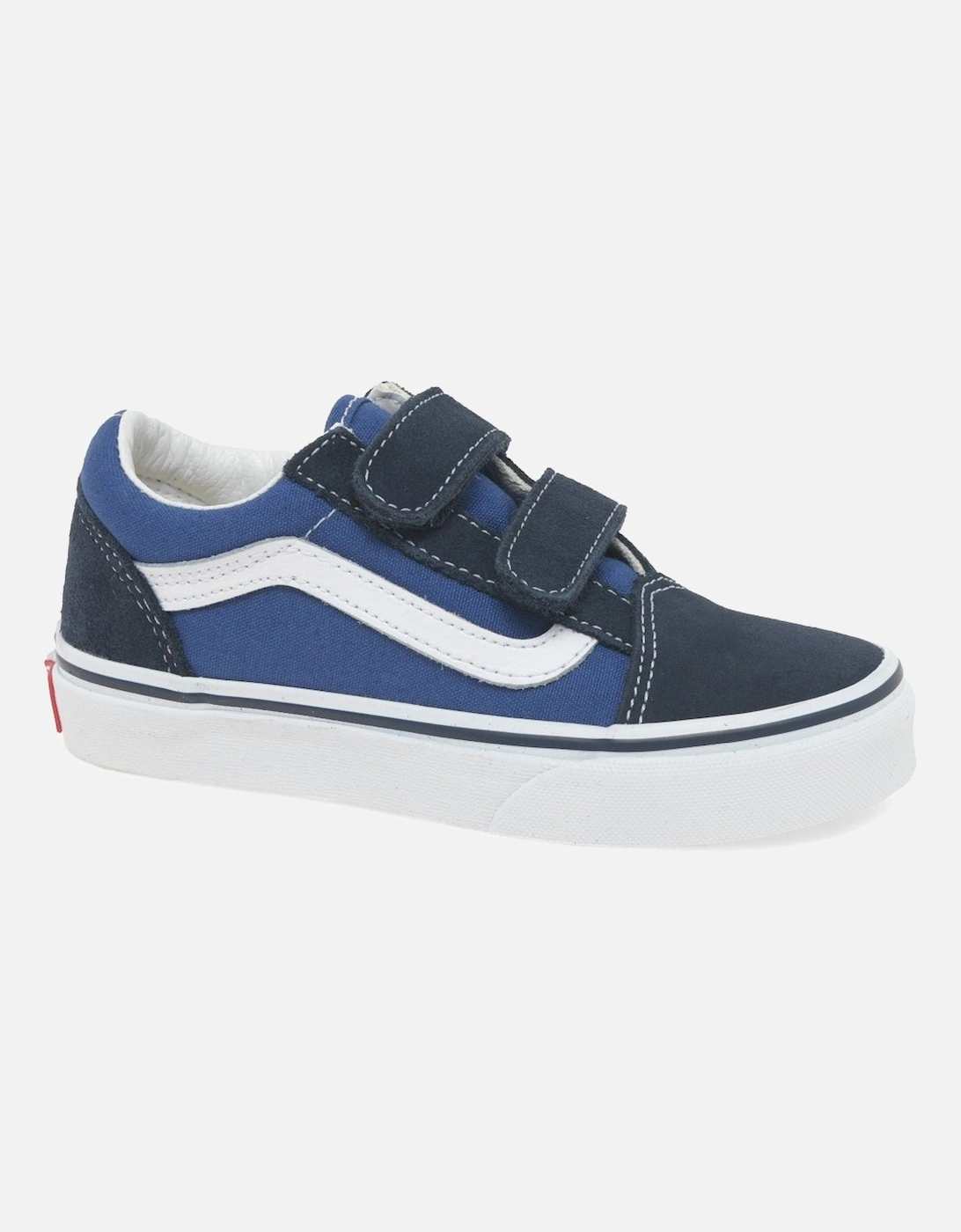 Boy's Old Skool V Boys Youth Trainers - Navy - Size: 2.5/F (Standard)