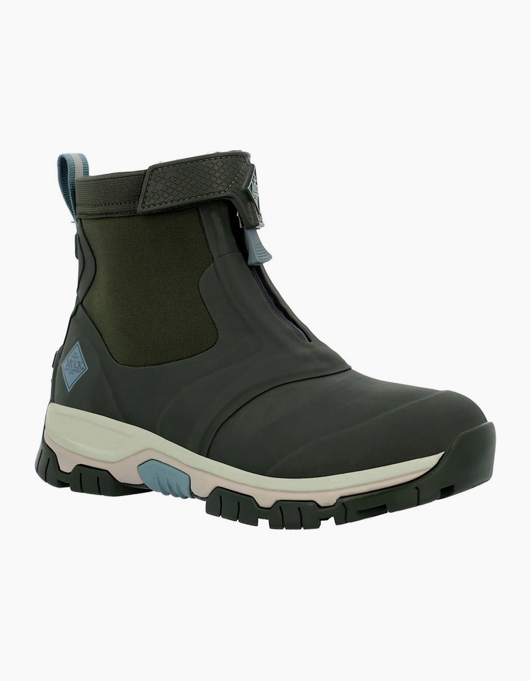 Muck Boot Men's Black Apex Mid Zip Short Wellingtons - Size: 9