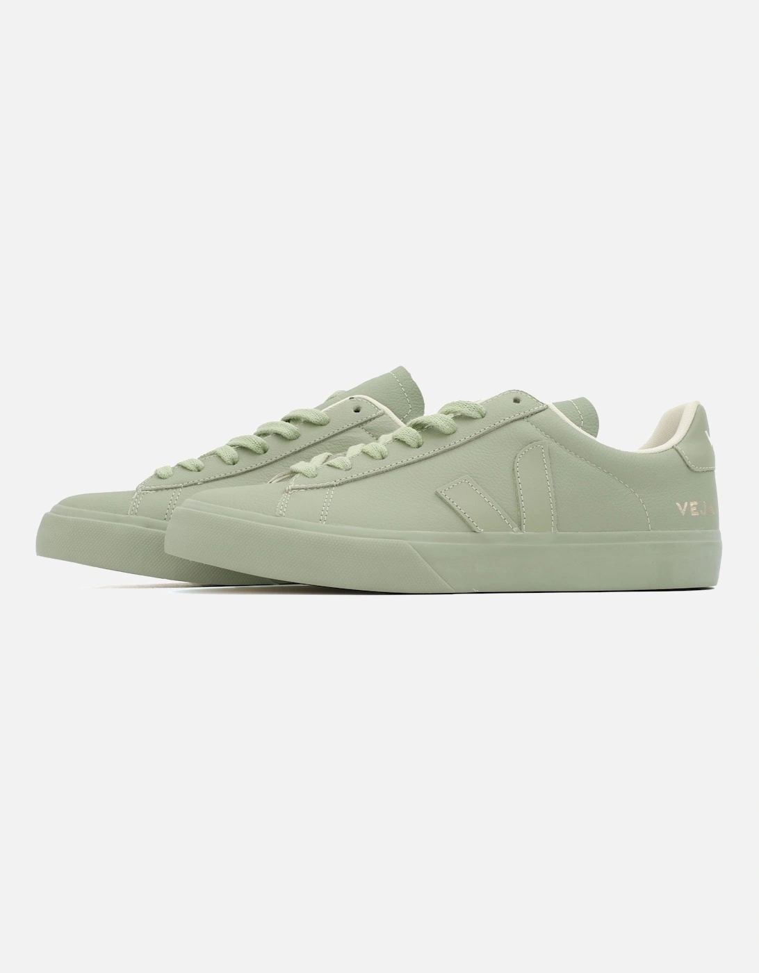 Campo Chromefree Leather Clay Green Trainer, 6 of 5