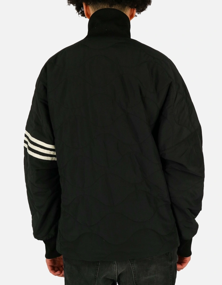 Neuclassic Zip Quilted Black Jacket
