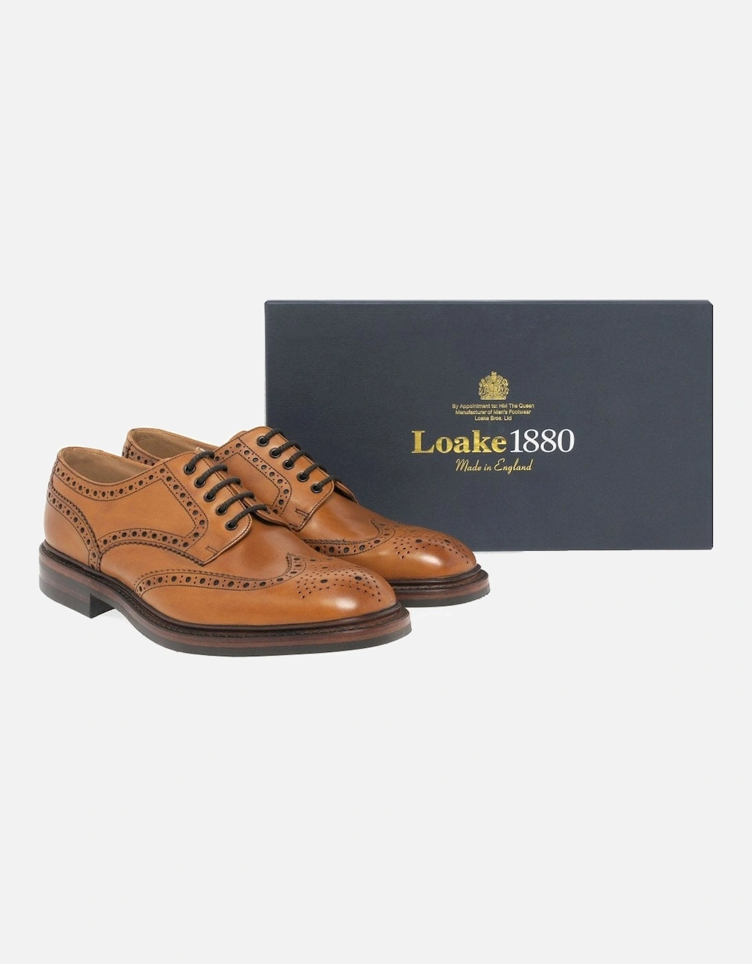 Chester Dainite Mens Tan Leather Brogues