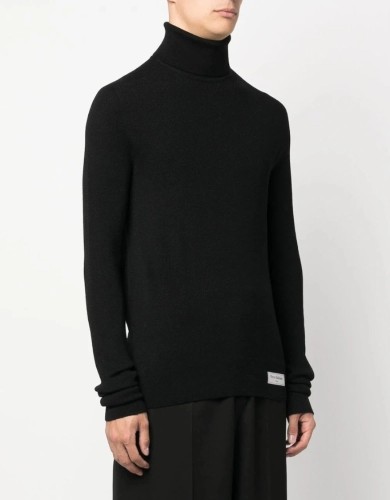 PB Wool Turtleneck Sweater Black