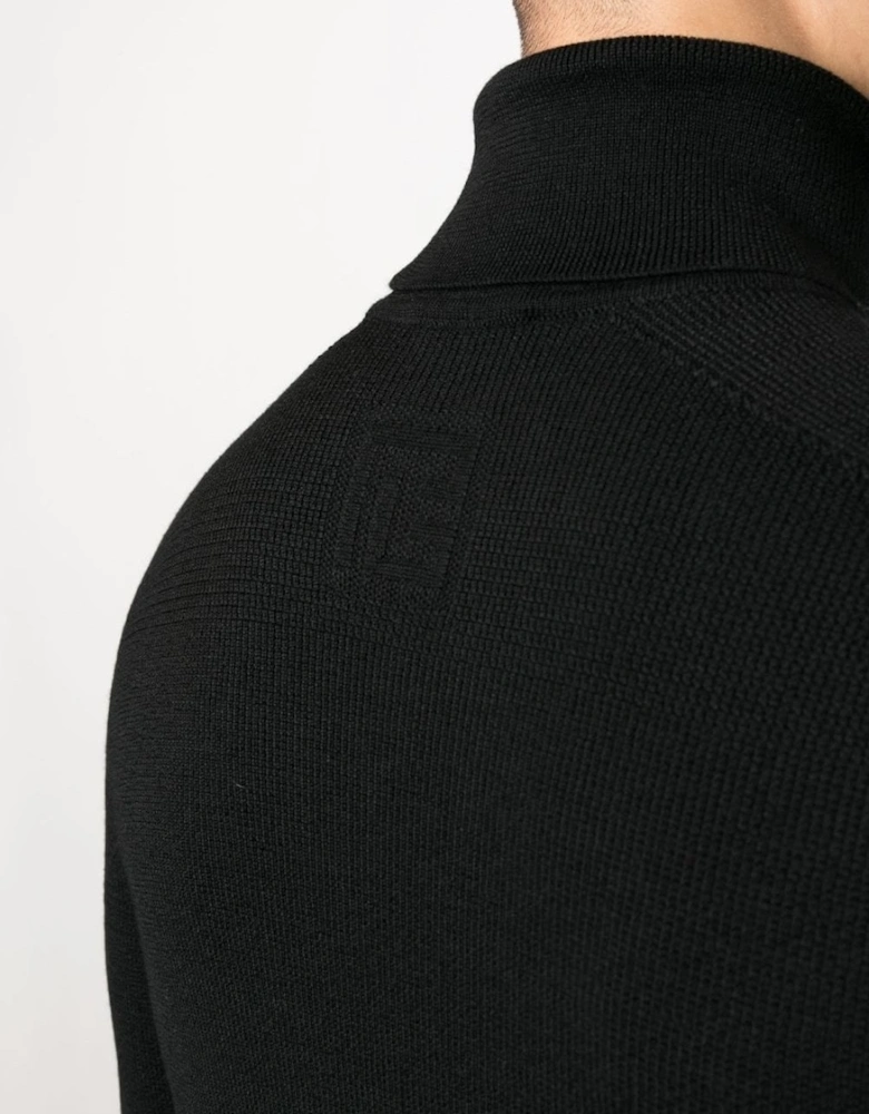 PB Wool Turtleneck Sweater Black