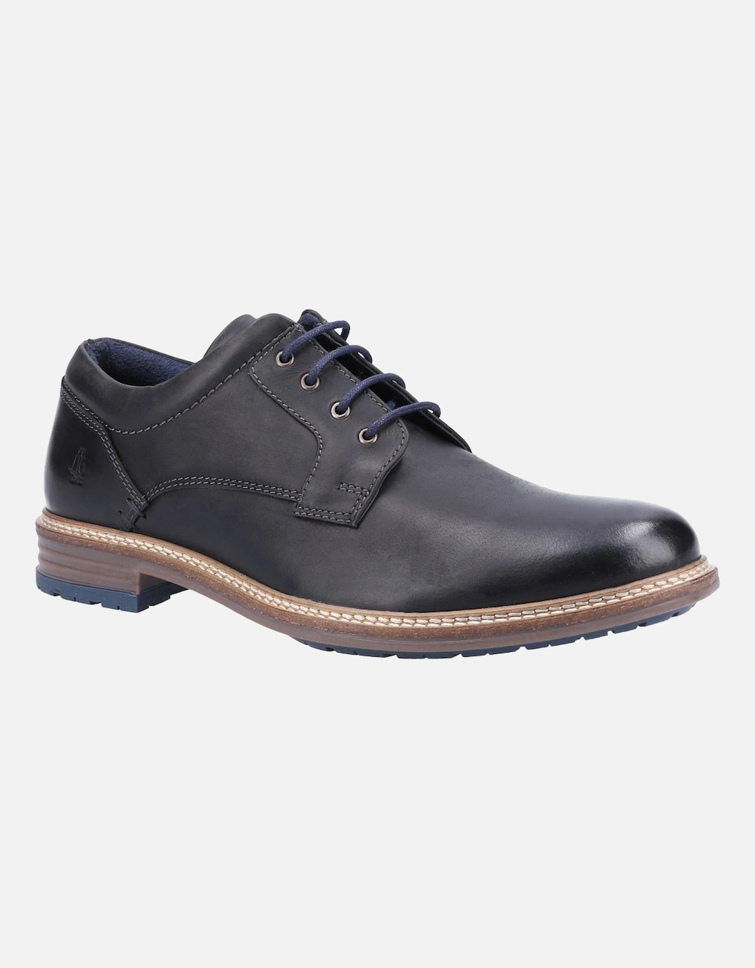 Hush Puppies Mens Julian Shoes - Black Leather - Size UK 6 - Image 7