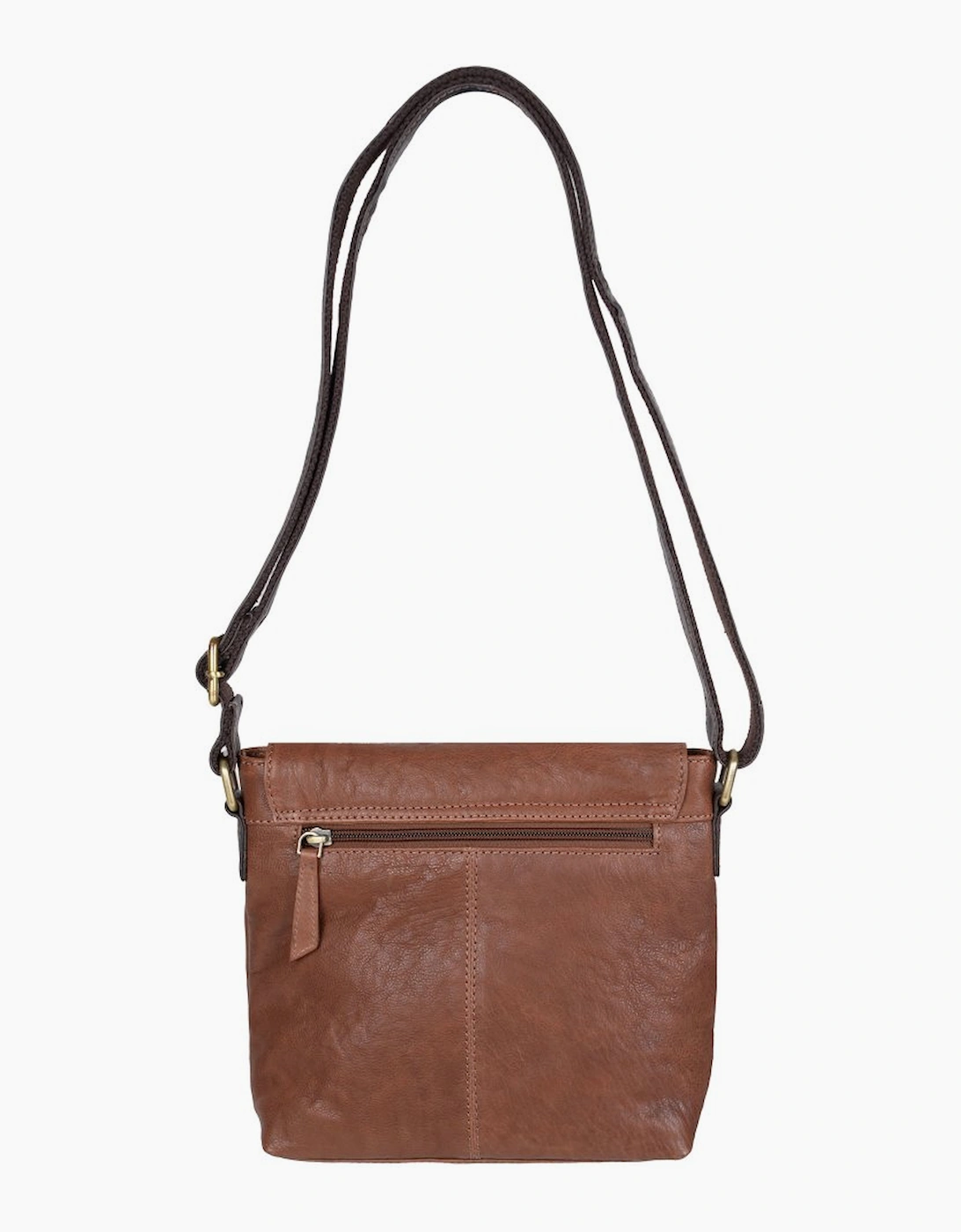 Lakeland Leather Hartsop Medium Leather Messenger Bag for Women in Brown - Image 3