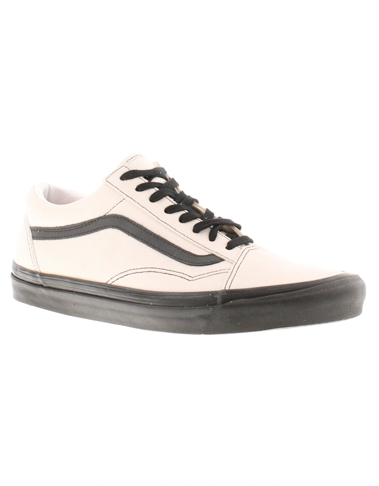 Vans Womens Pumps Plimsols UA Old Skool 36 DX Leather Lace Up white UK Size