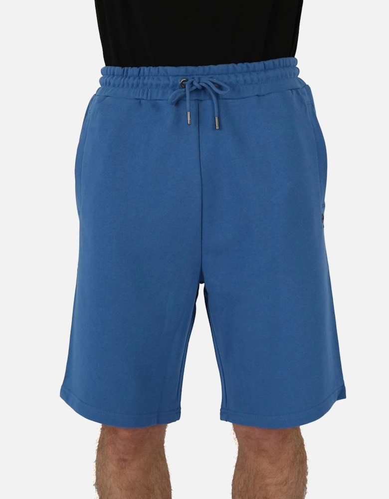 Hudson Script Small Logo Blue Sweat Short