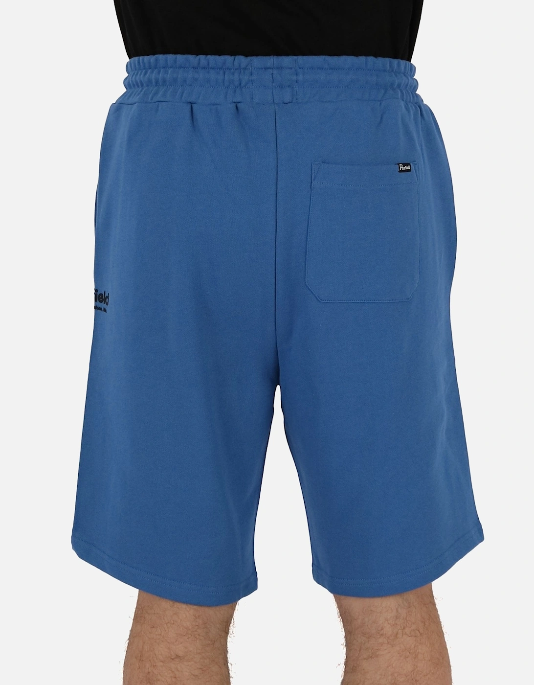 Hudson Script Small Logo Blue Sweat Short