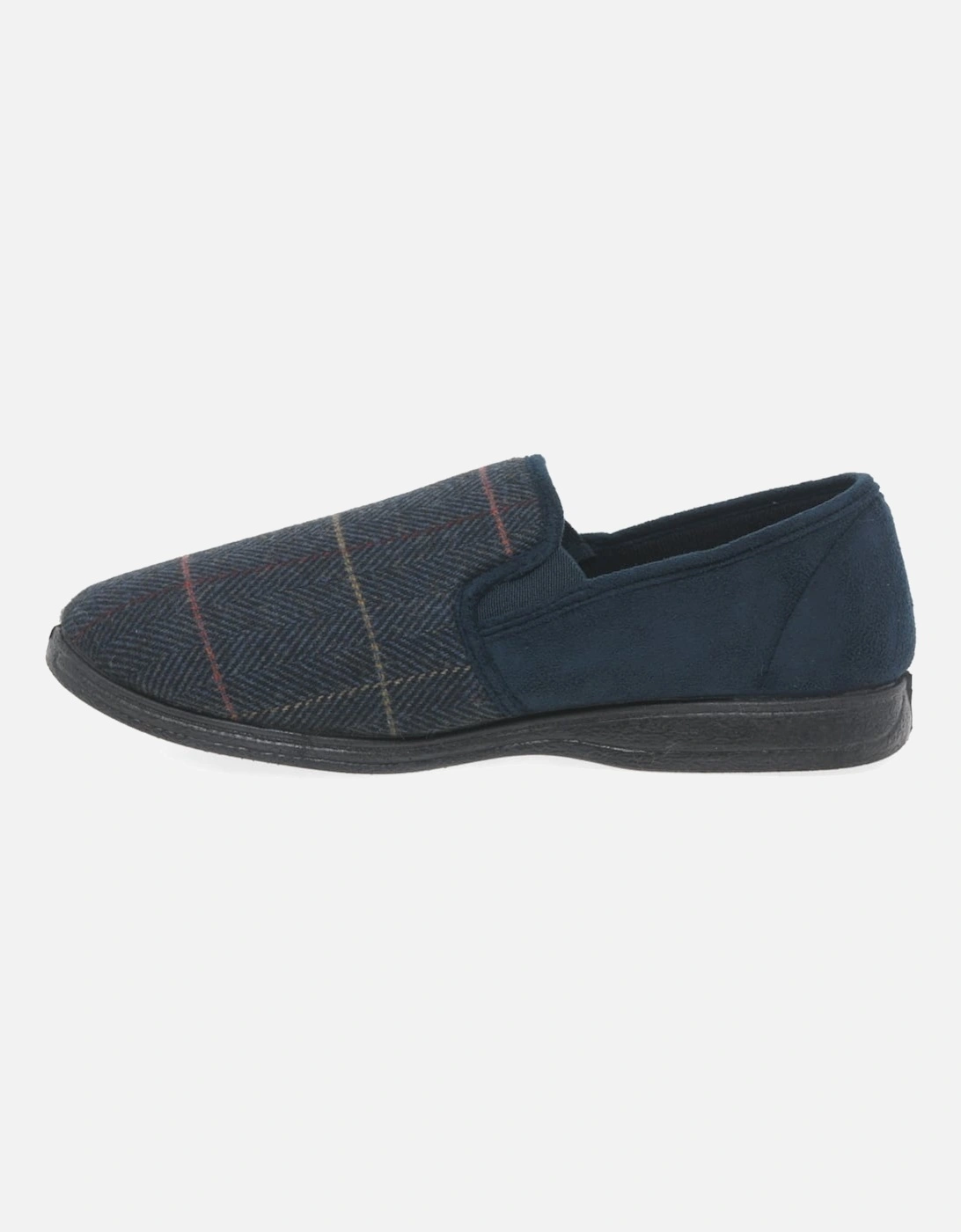 Harrison Mens Full Tweed Slippers