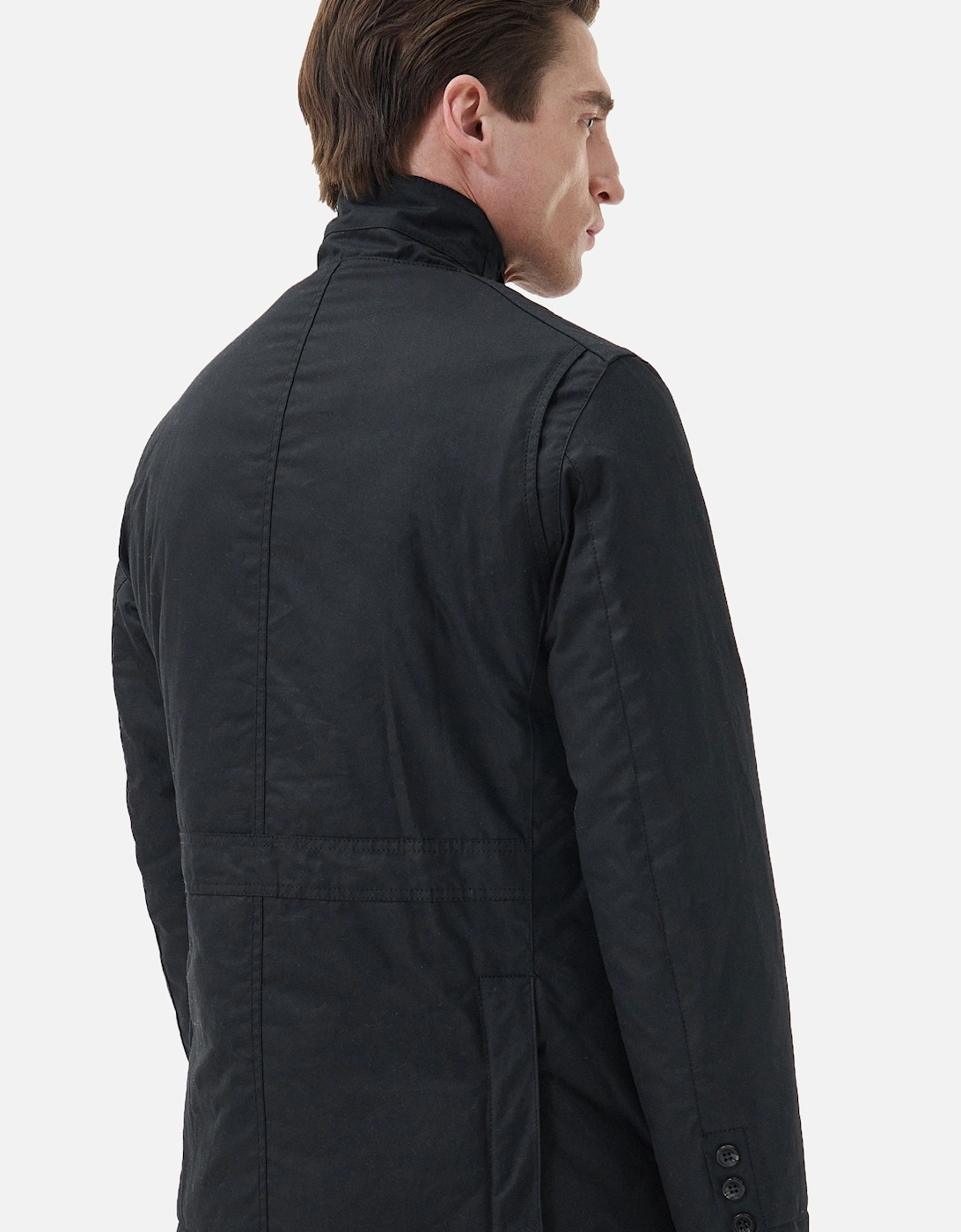 Winter Lutz Wax Jacket Black