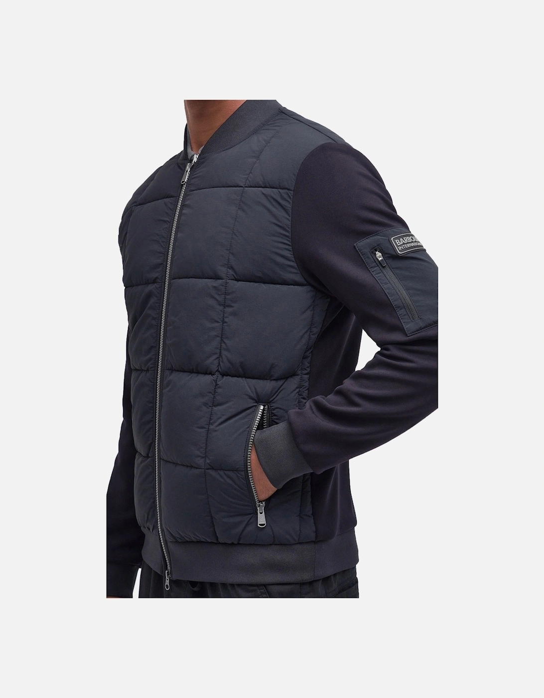Fulton Quilted Sweat Black