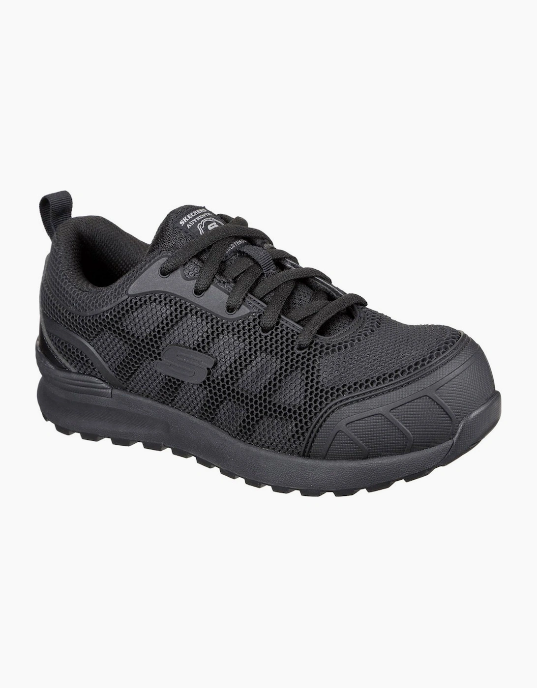 Skechers Women's Bulklin Ayak Womens Safety Shoes - Black - Size: 3