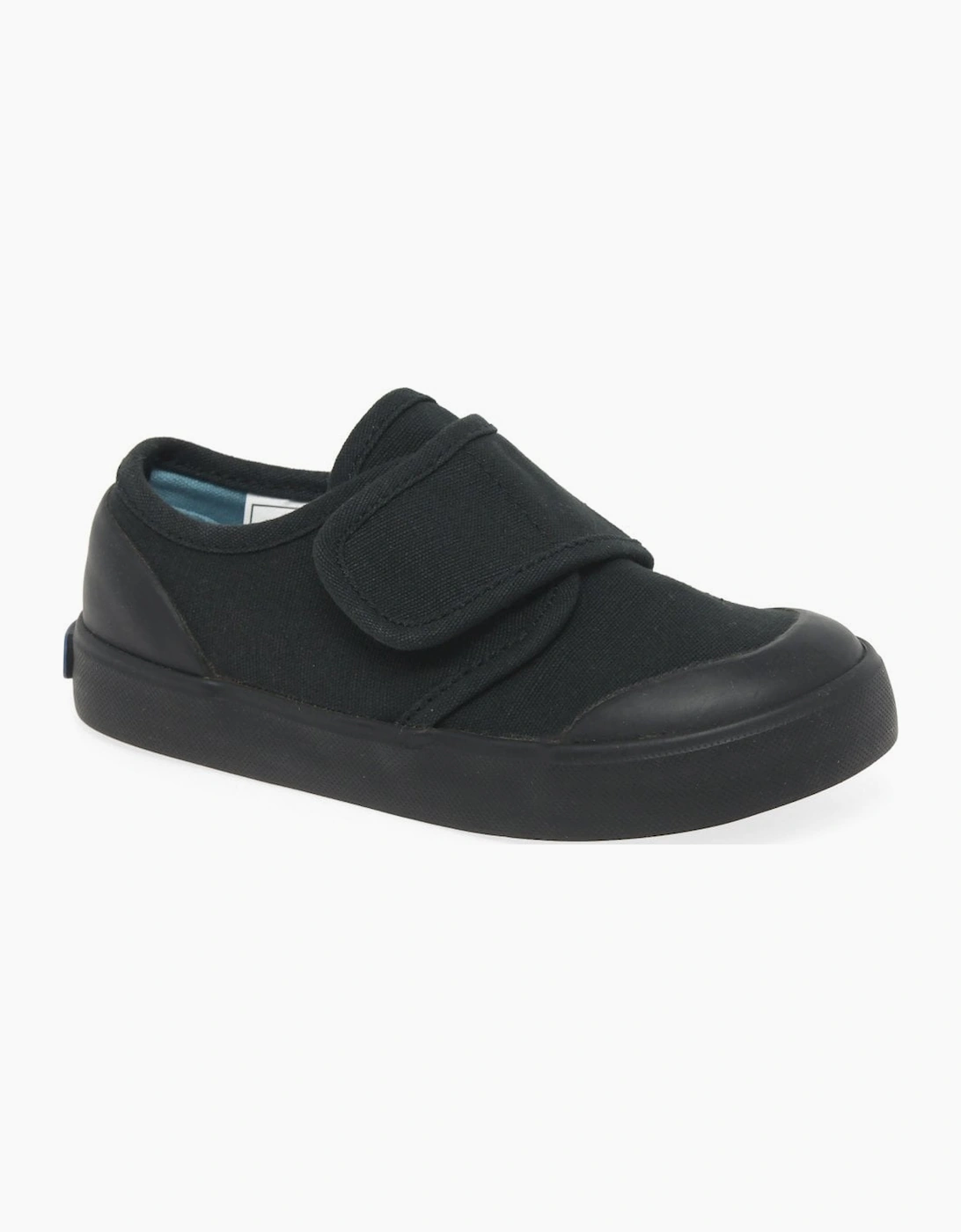 Start-Rite Girl's Skip Black Plimsolls - Size: 4.5/F (Standard)