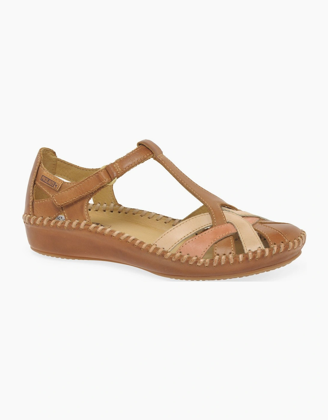 Pikolinos Women's Vallarta Womens Woven Leather Sandals - Brown - Size, 7