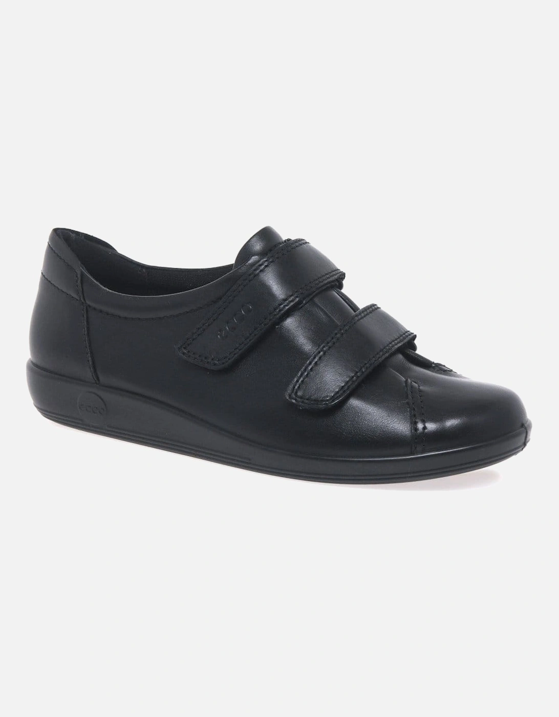 Ecco Women's Soft 2 Strap Womens Casual Trainers - Black - Size: 4
