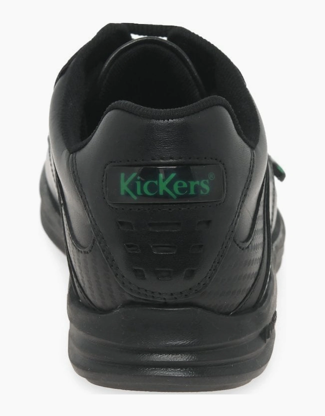 Kickers Men's Black 'Reasan Lace' Junior School Shoes In | : Size 4 - Image 6