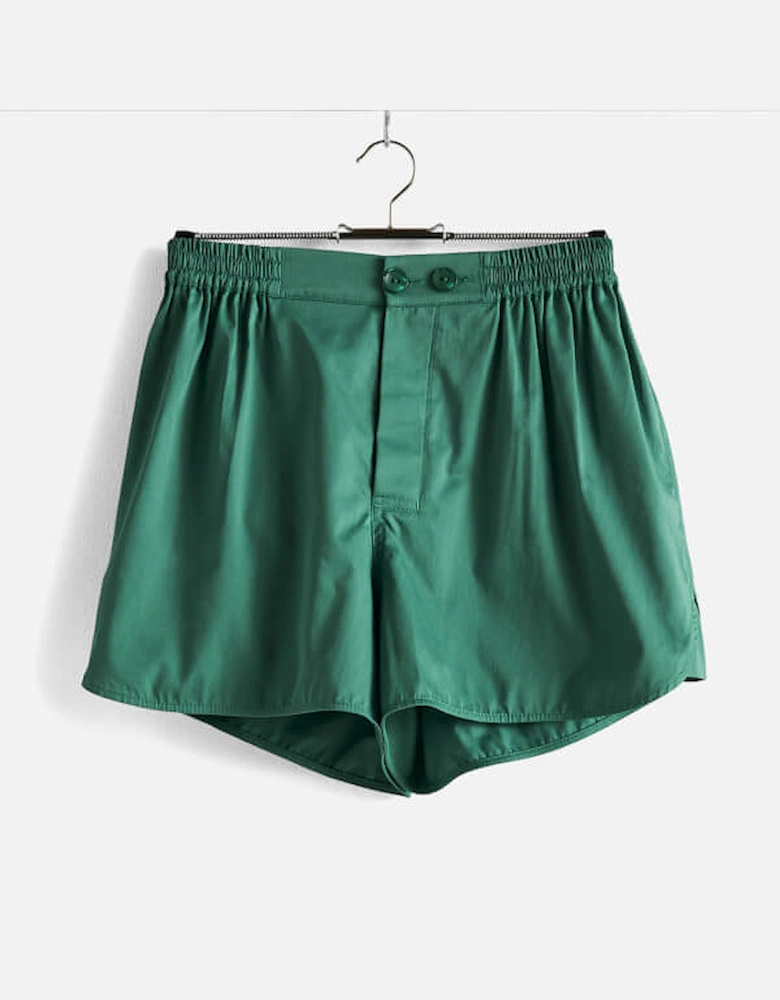 Outline Pyjama Shorts - Emerald Green