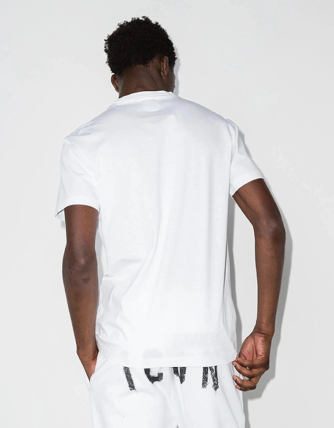 Spray Icon print T-shirt in White