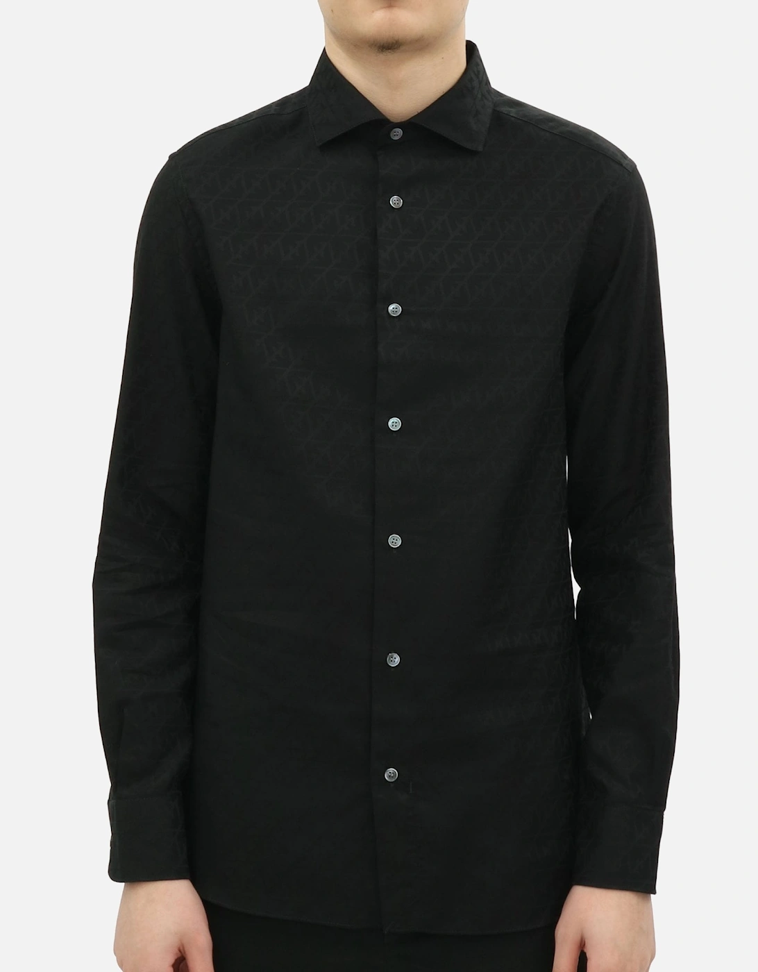 All Over Dimension Print Black Shirt, 5 of 4