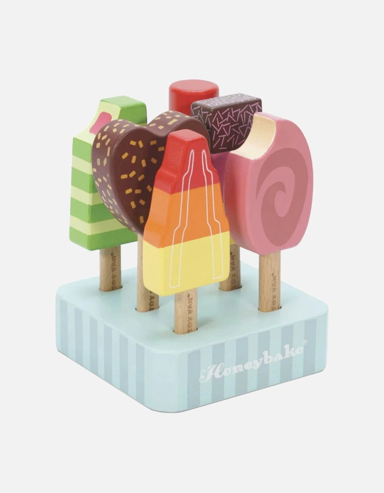 Wooden Ice Lollies & Popsicles Role Play Toy