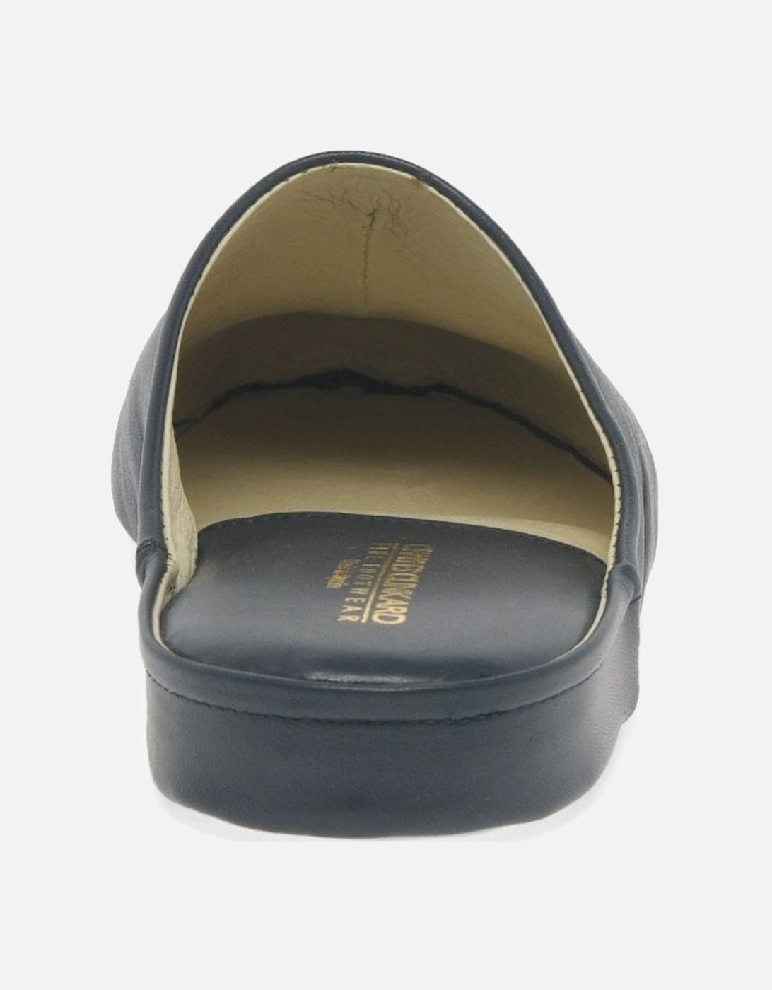 Gavin Mens Leather Slippers