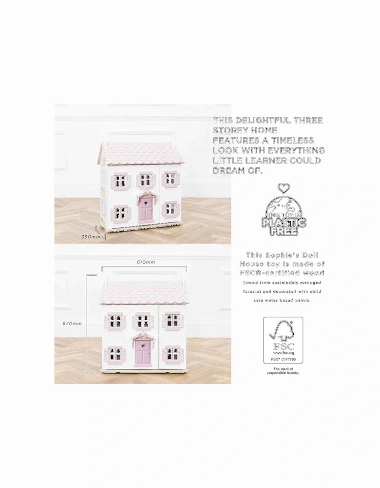 Sophie's Wooden Dolls House