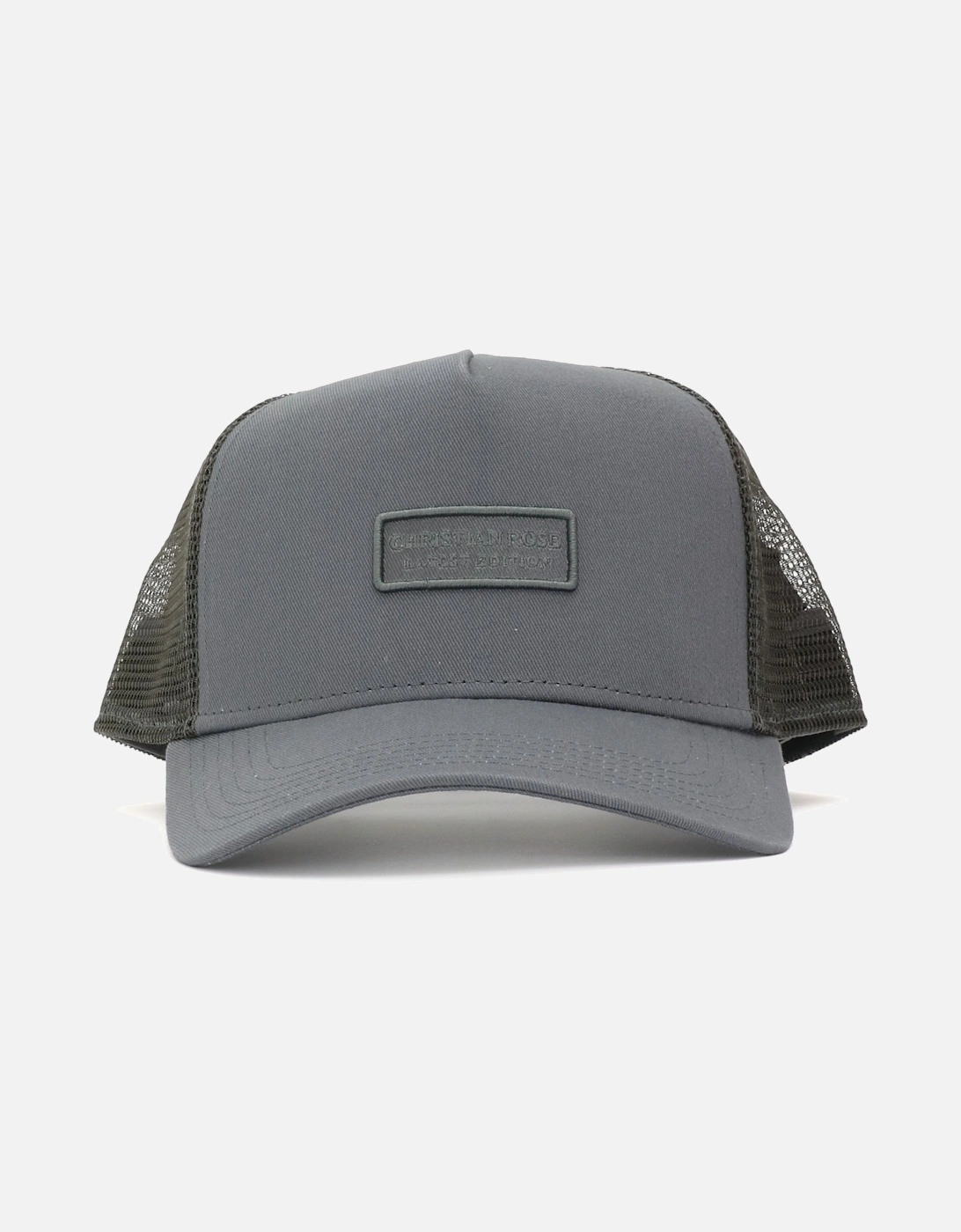 Small Vinyl Plate Grey Trucker Cap, 5 of 4