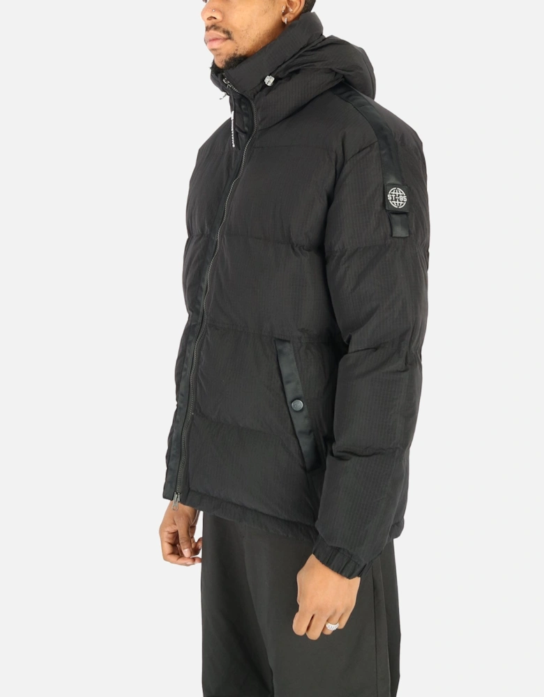 Ripstop Black Puffer Jacket