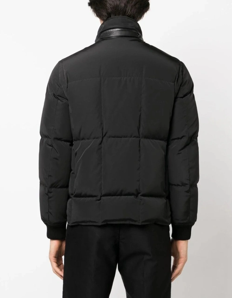 Techno Down Funnel Jacket Black