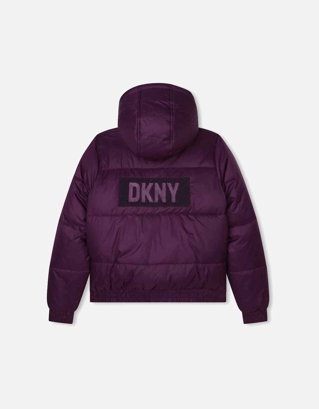 Purple Black Logo Reversible Coat, 7 of 6