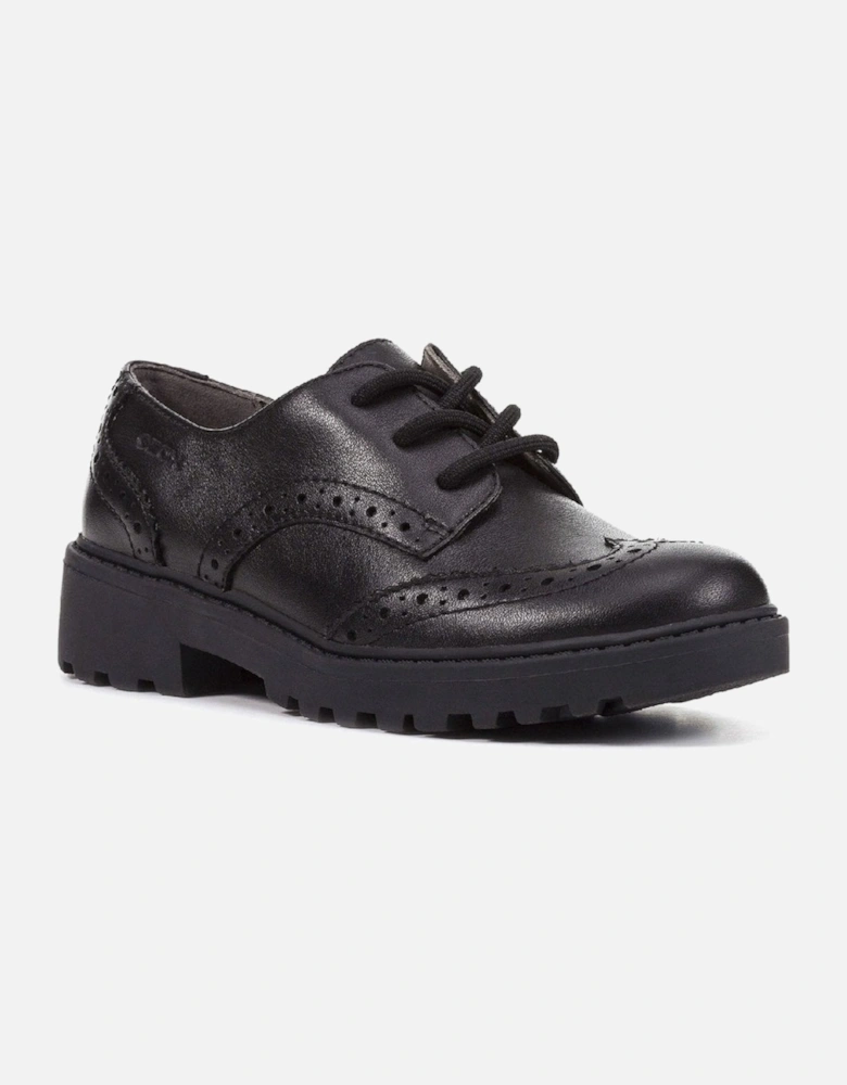 Junior Casey Girls Lace Up School Shoes