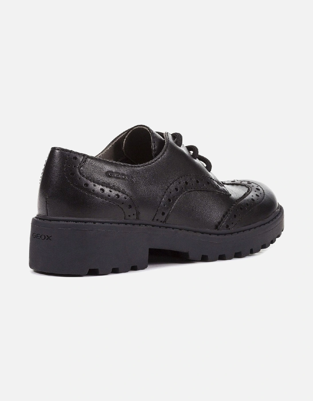 Junior Casey Girls Lace Up School Shoes