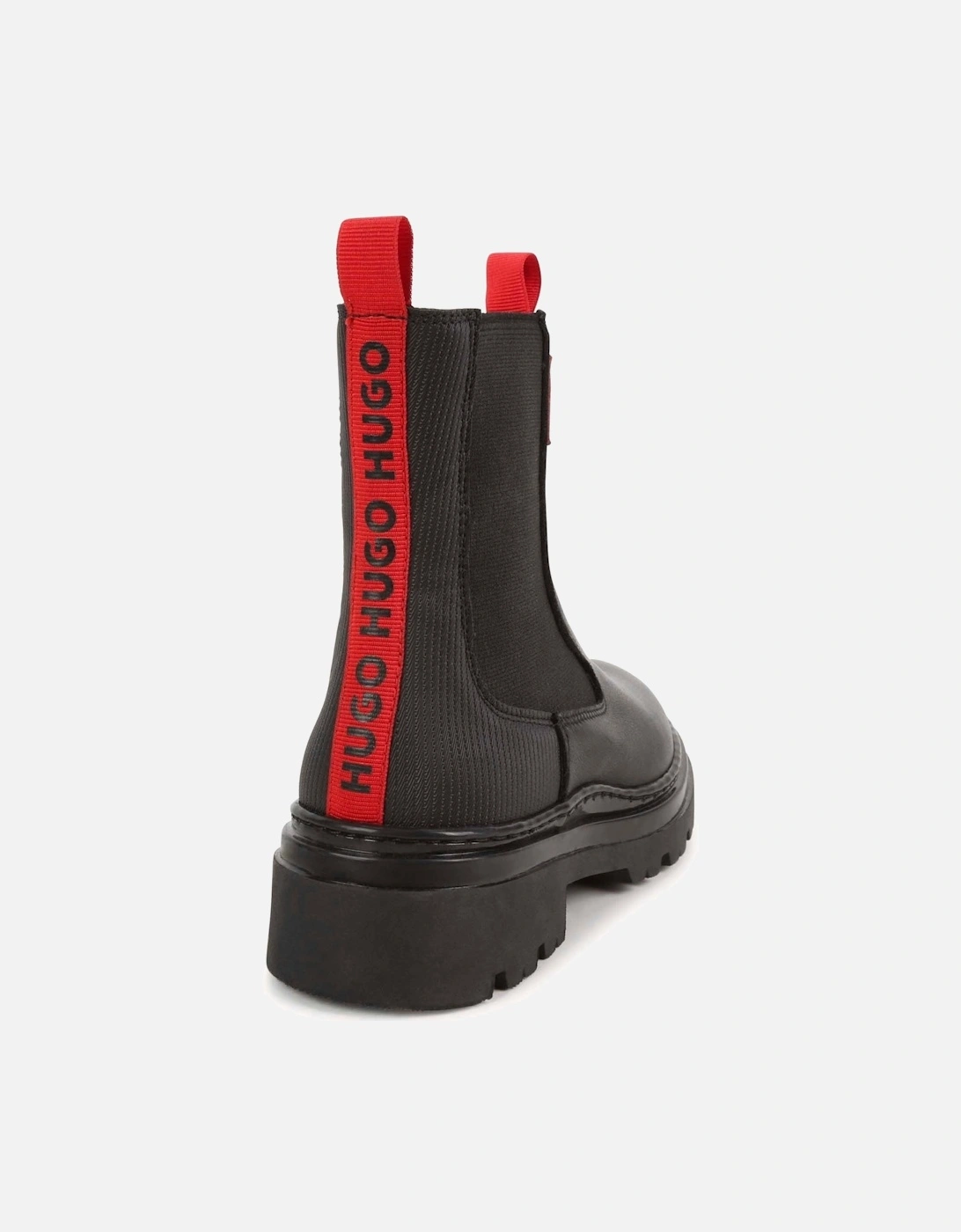 Black Logo Boots