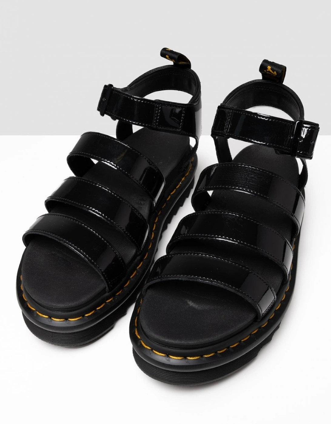 Blaire Patent Lamper Womens Gladiator Sandals