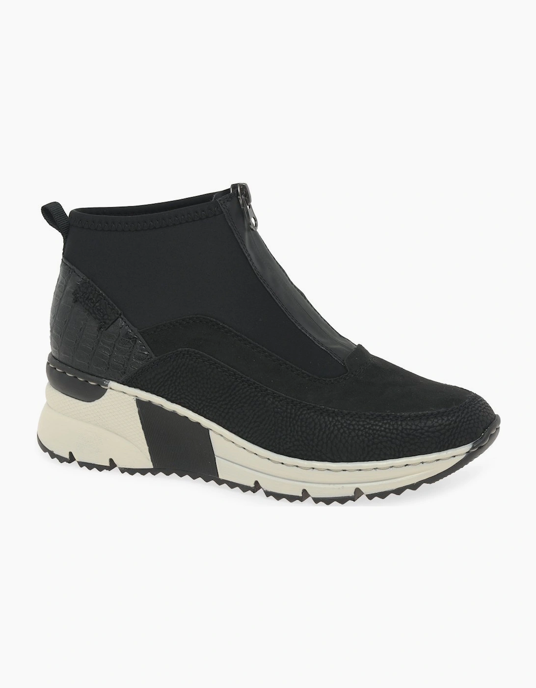 Rieker Women's Greece Womens Ankle Boots - Black - Size: 8