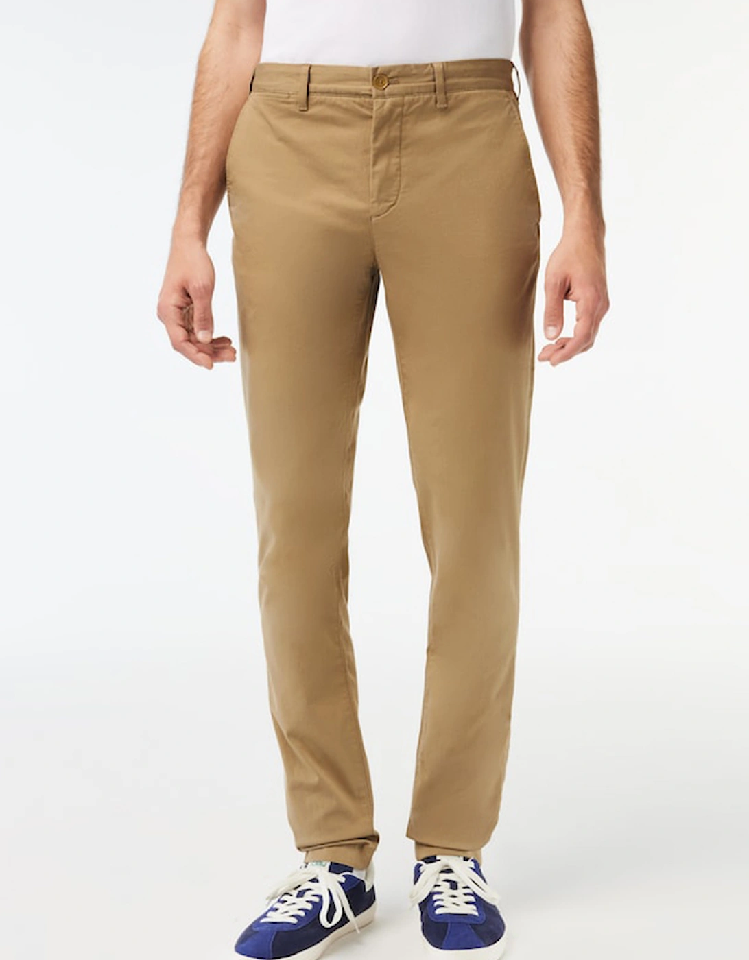 Men's New Classic Slim Fit Stretch Cotton Trousers